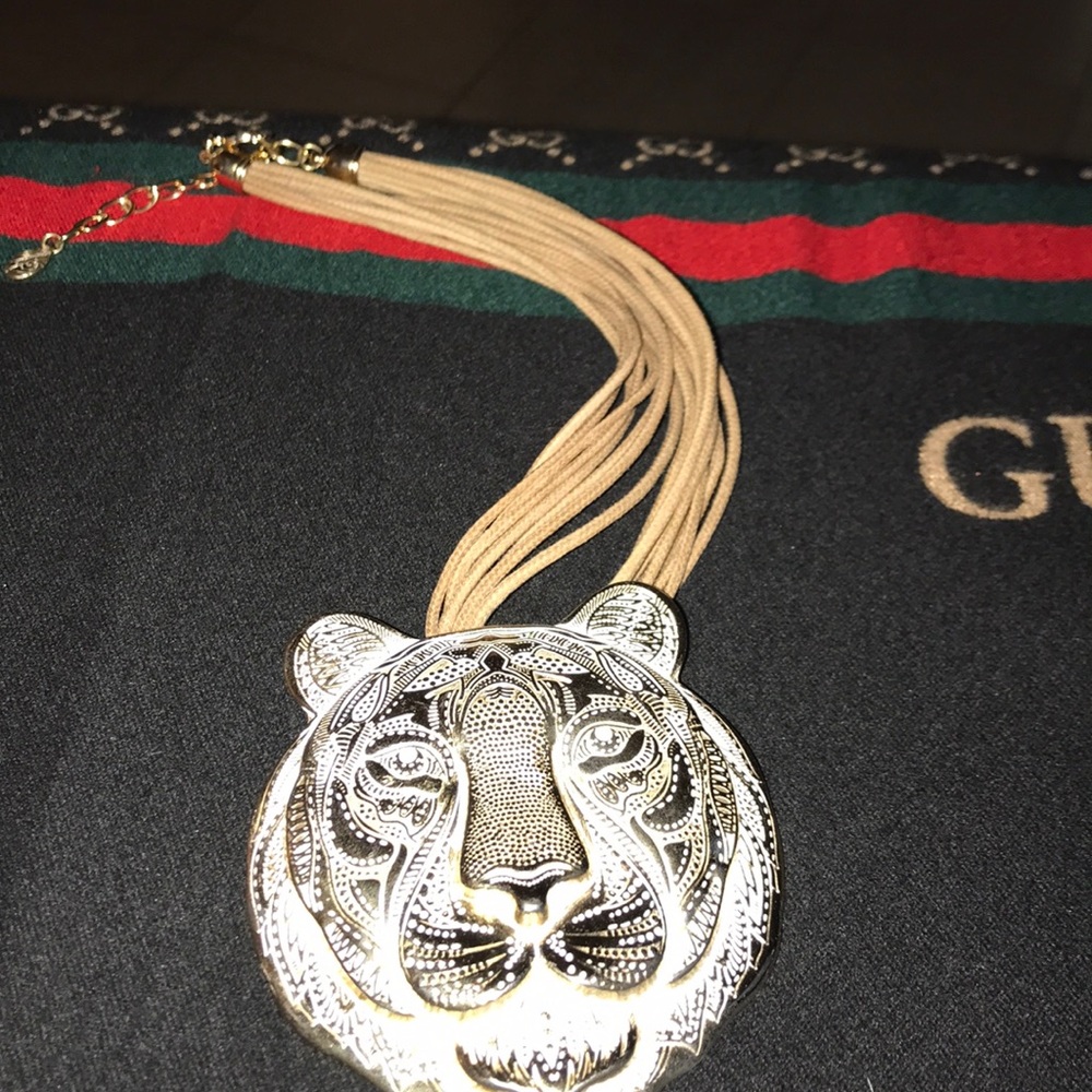 Statement Lion Necklace.